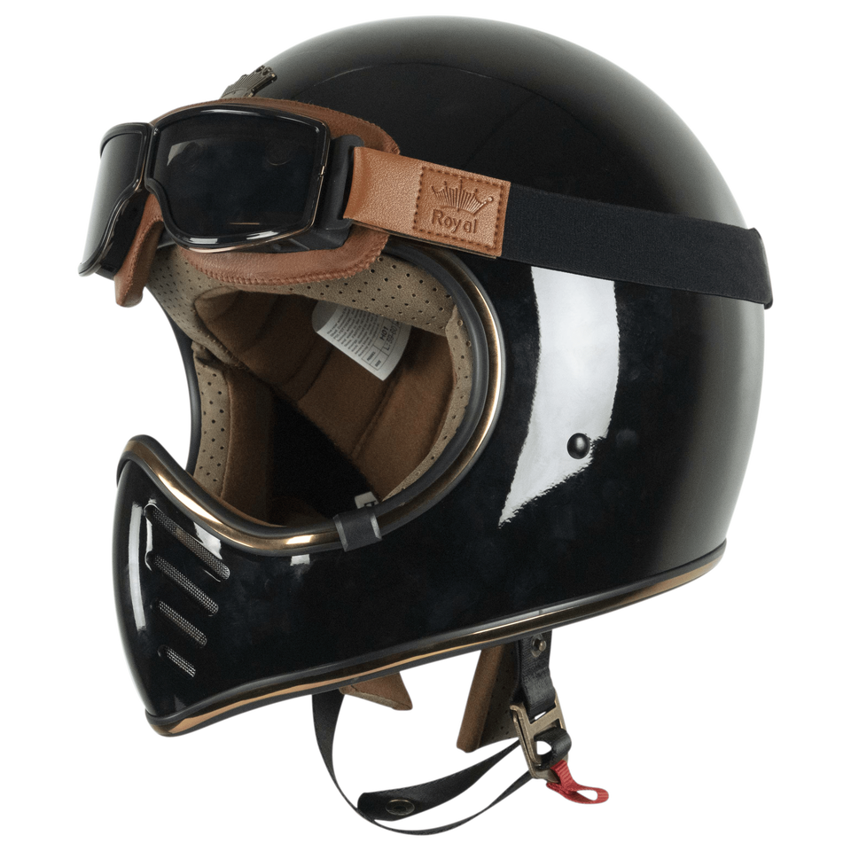 Vietnam Manufacturers 2024 H01 Royal Full Face Helmet New Superior Abs+eps Build Dot Approved Quick Release Closure Multiple