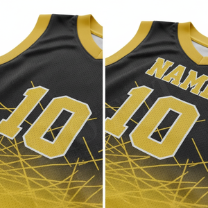 Tenue de match de basketball personnalisée légère et respirante 220 GSM pour jeunes et adultes – Kit uniforme de sport pour équipes – Fabricant de vêtements de sport - Product Image 4