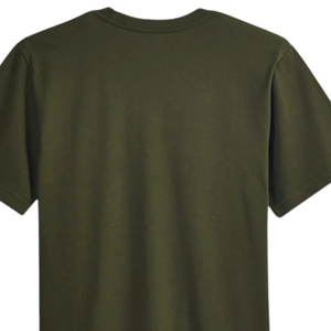 เสื้อยืดผู้ชายไซส์ใหญ่ สีเขียวมะกอก ผ้าฝ้ายพรีเมียม คอกลม แขนสั้น สไตล์ลำลอง โอเวอร์ไซส์ ทนทาน ใส่ได้ทุกวัน สตรีทแวร์ - Product Image 4