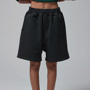 Shorts de sport décontractés pour hommes, 100 % coton, couleur unie, séchage rapide, écologiques, respirants, pour la plage et la gym, vente en gros, haute qualité - Product Image 1