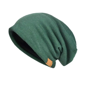 Customizable Short Skull Cap Wool Blend Jacquard Breathable <b>Waterproof</b> Knitted Cuffless <b>Beanie</b> for Fall Winter Made Pakistan - Product Image 2