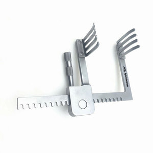 Retractor de hueso multifuncional Distractor manual con 4 puntas Instrumento quirúrgico ortopédico de alta calidad para costilla espinal - Product Image 6