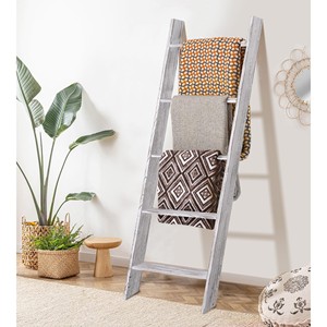บันไดไม้มะม่วงตกแต่ง ขายส่ง |   ของตกแต่งบ้านทำมือ |   โมราบาดาบัด - Product Image 4