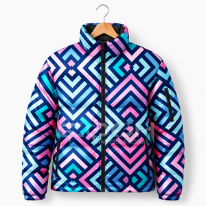 Chaqueta de Invierno Larga para Hombre Cosh International, Chaqueta Acolchada Ligera, Impermeable y Cortavientos, Personalizada con Sublimación - Product Image 4