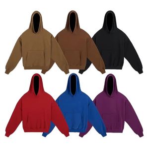 Sudadera de Hombre para Invierno, 500 GSM, Tejido Grueso, Color Liso, Corte Regular, Hombros Caídos, con Logotipo Personalizado, Estilo Urbano, Informal, para Gimnasio - Product Image 1