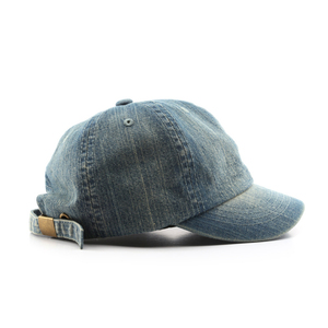 Gorra de Béisbol Personalizada para Papá, de Gran Tamaño, en Blanco, de Mezclilla Lavada de Alta Calidad, Gorras de Algodón Desgastadas para Papá - Product Image 3