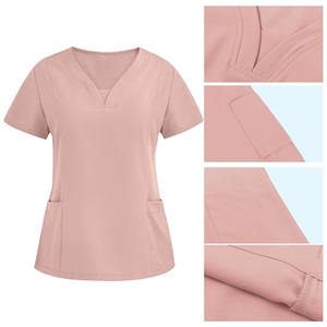 Ensemble de blouses médicales pour médecins et infirmières, coupe ample confortable, tailles plus grandes disponibles, plusieurs couleurs au choix, tricoté pour femmes - Product Image 3