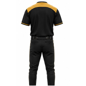 Tenue de baseball confortable, vêtement de sport respirant en polyester, uniforme d'équipe de baseball élégant - Product Image 5