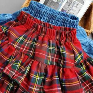 Plaid <b>Pleated</b> <b>Mini</b> <b>Skirt</b> Elastic Waist Tartan School Uniform <b>Skirt</b> for Women - Product Image 5