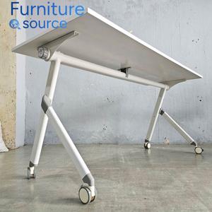 Escritorio de entrenamiento plegable de melamina MDF que ahorra espacio-El mejor precio perfecto para salas de reuniones-Directo de fábrica desde Vietnam - Product Image 1