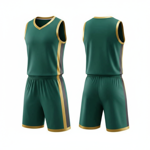 Uniformes de Baloncesto Profesionales 2026 al por Mayor |   Camisetas con Cuello en V Ligeras y Transpirables 100% Poliéster |   Fábrica de Ropa Deportiva para Equipos - Product Image 1