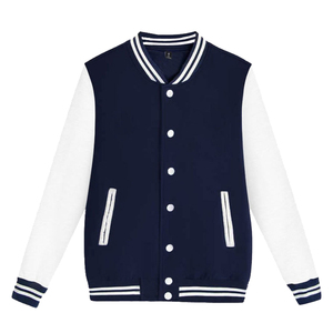 แจ็คเก็ตวาร์ซิตี้ผู้ชายขายส่ง ปักโลโก้ตามสั่ง เสื้อแจ็คเก็ต Letterman คุณภาพพรีเมียม สไตล์วิทยาลัย สำหรับแบรนด์แฟชั่น - Product Image 1