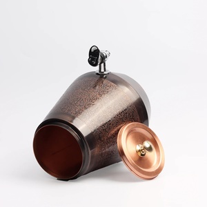 Vintage Copper <b>Drink</b> <b>Dispenser</b> with Ornate Pattern and Spigot Large Capacity Home Use - Product Image 2