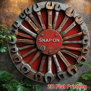 CIFbuy Couronne Métallique Ronde Vintage, Décoration d'Angle de Cuisine et de Coin Café, pour le Service de Retrait Temu sur TikTok - Product Image 2