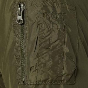 เสื้อแจ็คเก็ตผ้าฝ้ายและผ้าซาตินโพลีเอสเตอร์,เสื้อบอมเบอร์แจ็คเก็ตกันลมให้ความอบอุ่นในฤดูหนาว - Product Image 3