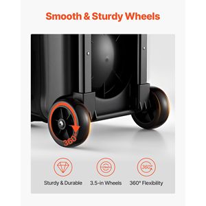 Borsa per 2 Palle da Bowling con Ruote e Scomparto Separato per Scarpe fino alla Taglia US 16 - Product Image 3