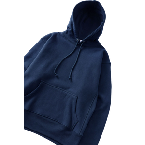 Sudadera con Capucha Premium de Alta Calidad para Hombre, Color Azul Marino, Talla Grande, 500 g/m², Felpa de Algodón, con Logotipo Personalizado - Product Image 1