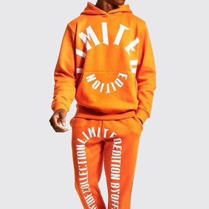 Conjunto Deportivo de Algodón 100% al por Mayor, con Logotipo Bordado en 3D, Efecto Lavado Ácido, Tela Suave al Tacto, Estilo Urbano Moderno - Product Image 1