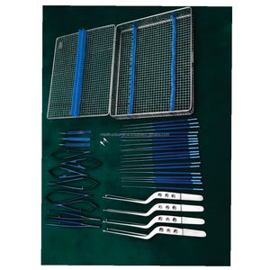 Ensemble d'instruments de microchirurgie neurochirurgicale, ensemble d'instruments chirurgicaux revêtus de titane, qualité supérieure, prix de gros - Product Image 1