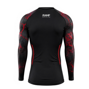 Custom Quick Dry Rash Guard Jiu Jitus Breathable Sublimation Printed Rash guards Bjj for <b>Men</b> Full Sleeve Rash Guards - Product Image 2