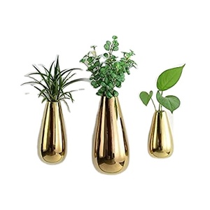 Vase à fleurs mural en laiton Antique pour pot de fleurs décoratif et à usage intérieur et extérieur, prix bas à vendre - Product Image 1