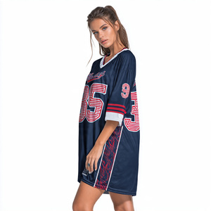Uniformes Deportivos de Verano para Mujer, Tipo Vestido de Béisbol, Largo hasta el Tobillo, con Logotipo Personalizado Sublimado, Corte Amplio, Calidad Premium, Venta al Por Mayor - Product Image 6