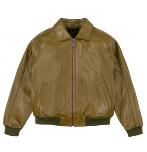 2026 New Design Wholesale High Quality PU Leather <b>Jacket</b> for Men - Product Image 6