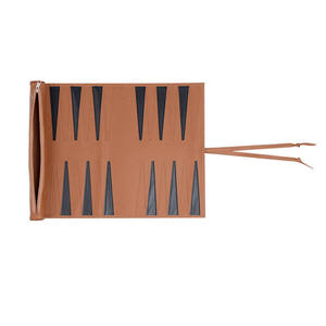 Best High Quality Handmade Pu Leather Foldable Educational <b>Backgammon</b> Game <b>Set</b> with Customized Options Outdoor Use Adults - Product Image 2