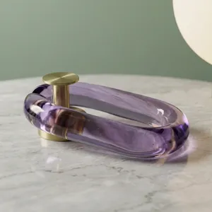 Lavender Epoxy <b>Resin</b> Link Chain Customized Shape Artistic Handmade Custom Color & Size Home Decoration Artizon Studio - Product Image 3