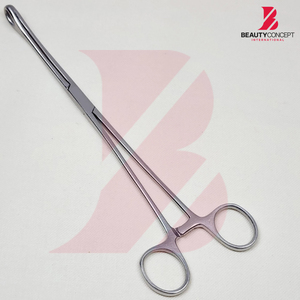 Professional Stainless Steel Body Piercing Clamps, Slotted Foerster Sponge Forceps for Tongue and Belly Piercing - Product Image 5