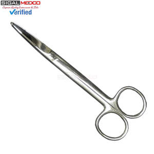 Juego de 2 Tijeras Mayo Estándar de 5.5 Pulgadas, Rectas y Curvas, de Acero Inoxidable, Manuales, con Certificación CE, Instrumentos Quirúrgicos para Tejidos Precisos - Product Image 2