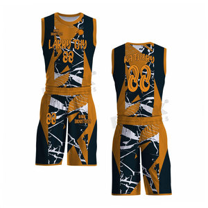 Tenues de sport d'équipe, ensembles de basketball, uniformes de basketball à séchage rapide, uniformes de basketball bon marché fabriqués au Pakistan - Product Image 1