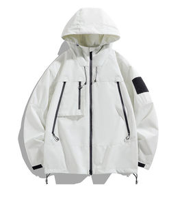 Custom Waterproof Windproof Hooded Winter <b>Jacket</b> for <b>Men</b> Outdoor <b>Utility</b> <b>Jacket</b> Multiple Zipper Pockets High Quality Manufacture - Product Image 1
