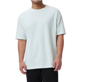 Camisetas Urbanas Oversize de Manga Corta con Cuello Redondo para Hombre, Estilo Streetwear, Hombros Caídos, Transpirables y de Corte Holgado - Product Image 1