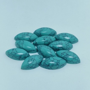 Piedra Preciosa Suelta de Howlite Turquesa en Forma de Marquesa para Diseñadores de Joyas, Fabricación de Anillos y Colgantes, Artesanía Hecha a Mano, Suministro al por Mayor - Product Image 5