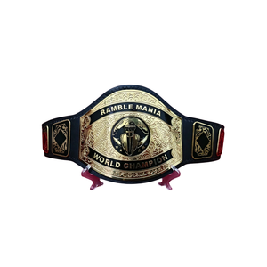 Ceinture de champion du monde personnalisée Ramble Mania, trophée de lutte de haute qualité - Product Image 1
