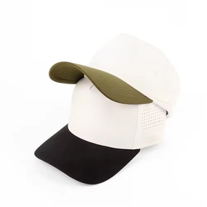 Customizable High Performance Water Resistant Golf Hats Laser Cut Holes Cap Custom 2D 3D Embroidery Logo Inner Seam Tape Bulk - Product Image 4
