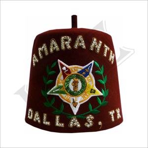 Fez Amica Temple Shriner Fez Pas 1 Maçonnique Regalia Fez - Product Image 4