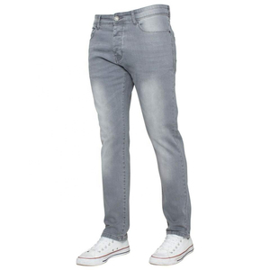 Best Quality Men's High <b>Waist</b> Denim <b>Jeans</b> Custom Logo Casual Style Breathable Affordable Wholesale Customization New Fashion - Product Image 1