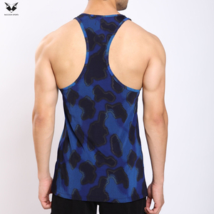 New Arrival Good Seller Unique Design Soft Touch Fabric High Quality In Reasonable Price Bodybuilding <b>Men</b> Fitness Wear <b>Singlets</b> - Product Image 3