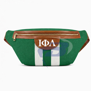 Sac banane Iota Phi Lambda Sorority, motif lettres IPL, fermeture éclair, étanche, unisexe, sac de ceinture bandoulière - Product Image 1