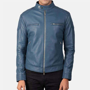 Premium Leather <b>Jacket</b> for Men Custom Genuine PU Leather <b>Biker</b> <b>Jacket</b> Winter Fashion Casual Motorcycle Wholesale OEM - Product Image 4