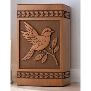 Wooden Urn with Religious Symbol Engraving Wooden Urn Manufacturer Bulk Supply by AYAANS - Product Image 4