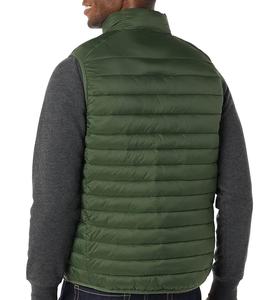 OEM Custom Men's Lightweight Zipper Sleeveless Puffer Vest High Quality Warm Winter <b>Jacket</b> in Plus Size for <b>Work</b> - Product Image 2