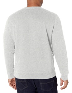 เสื้อสเวตเชิ้ตคอกลมผู้ชาย ผ้าฟลีซ หนานุ่ม ทรงปกติ ผ้าฝ้าย 100% หนัก อบอุ่นสำหรับฤดูหนาว ปักลาย แห้งเร็ว - Product Image 4