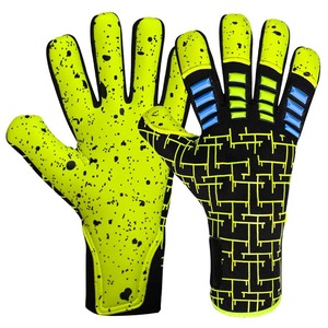 Customized Adult PU Hand Protection Gloves Shockproof Latex Sports Goalkeeper Gloves for Soccer Training - Product Image 5