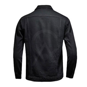 Oversized Men's Jeans <b>Jacket</b> Front Logo Breathable Eco-Friendly 100% Cotton Casual <b>Lightweight</b> Outdoor Streetwear Winter <b>Jacket</b> - Product Image 3