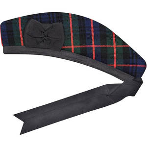 Gorro Glengarry del Patrimonio Nacional Escocés, Diseño Tartán Murray of Athol, Corona Estructurada y Detalles 2026 - Product Image 4
