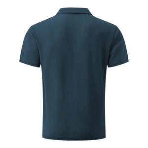 Chemise décontractée pour homme anti-rides avec poche, 100 % coton tricoté, manches courtes, de Bangladesh Apparels - Product Image 3