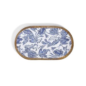 Modern Wooden <b>Storage</b> <b>Trays</b> Foldable Rectangle Geometric Pattern Polished Finish for Desk Bathroom & Kitchen - Product Image 6